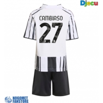 Juventus Andrea Cambiaso #27 Domaci Dres za djecu 2025-26 Kratak Rukav (+ Kratke hlače)